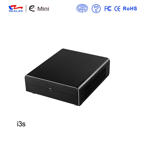 Новое поступление itx HTPC корпус компьютера для персонального компьютера рабочего DIY - Цвет: Black Empty Case