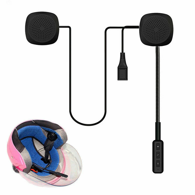 Мотоциклетный шлем гарнитура динамик Bluetooth громкой связи музыка низкая мощность