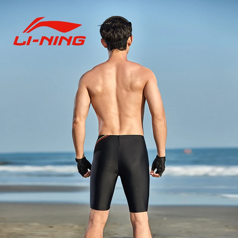 Li-ning Новинка профессиональные мужские плавки одежда для плавания Брендовые