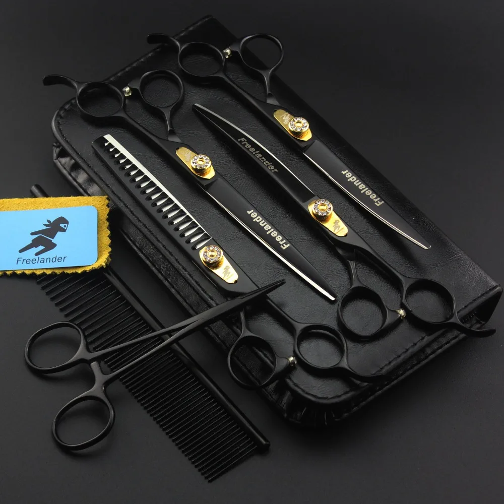 Высококачественные роскошные ножницы для груминга собак 7 дюймов стрижки