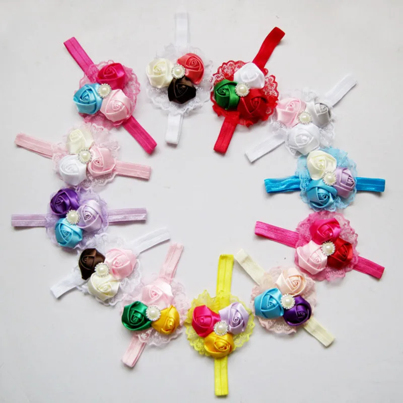 12 видов цветов головные уборы для новорожденных от 6 месяцев до 3 лет Детское