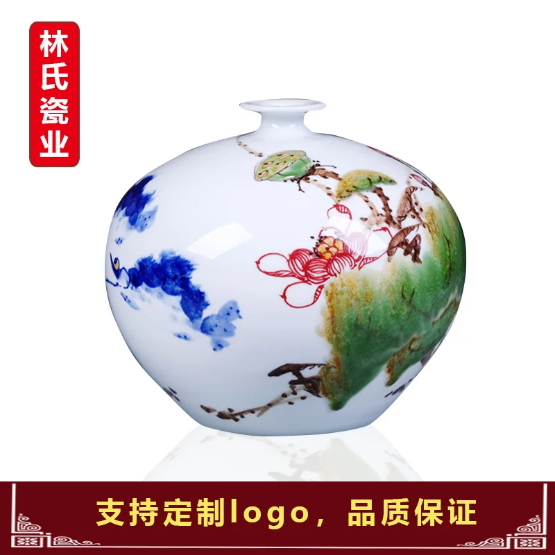 Старинный сине-белый Рисунок в китайском стиле с ручным рисунком из керамики