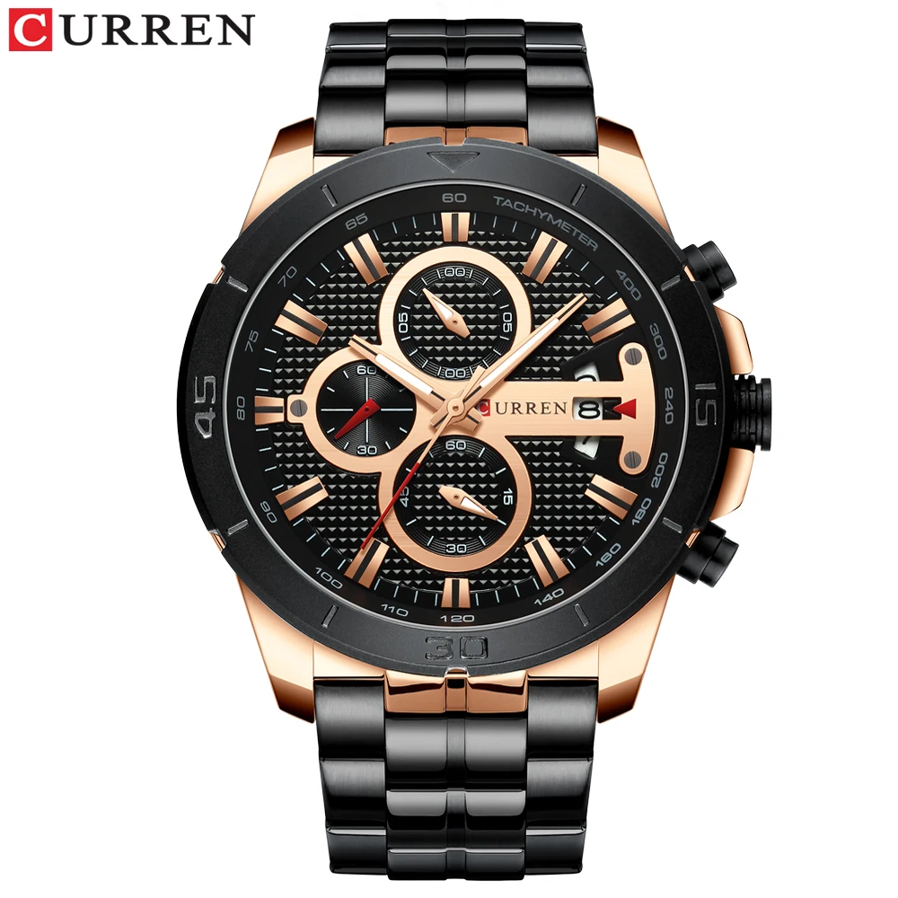

Relogio Masculino Luxury Brand CURREN New Men Quartz Watch Fashion Waterproof Multi-function Chronograph Watch Gifts for Men