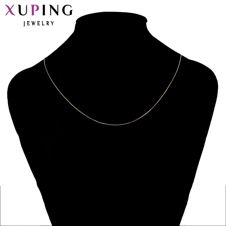 Xuping модное ожерелье Новый Дизайн Большое длинное позолоченное Женская цепочка