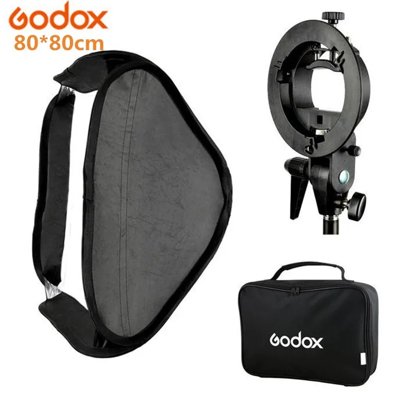Сумка-софтбокс Godox 80x80cm для YN560 iii iv TR-988 GODOX AD200 студийной вспышки Bowens Elinchrom