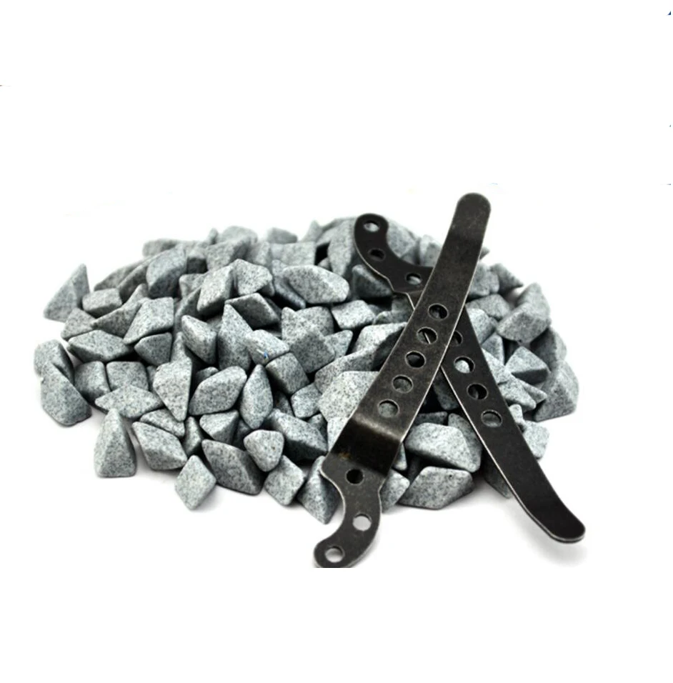 Diy Материал ножа 0 5 кг синий корунд камень для поверхности лезвия планка мыть|knife