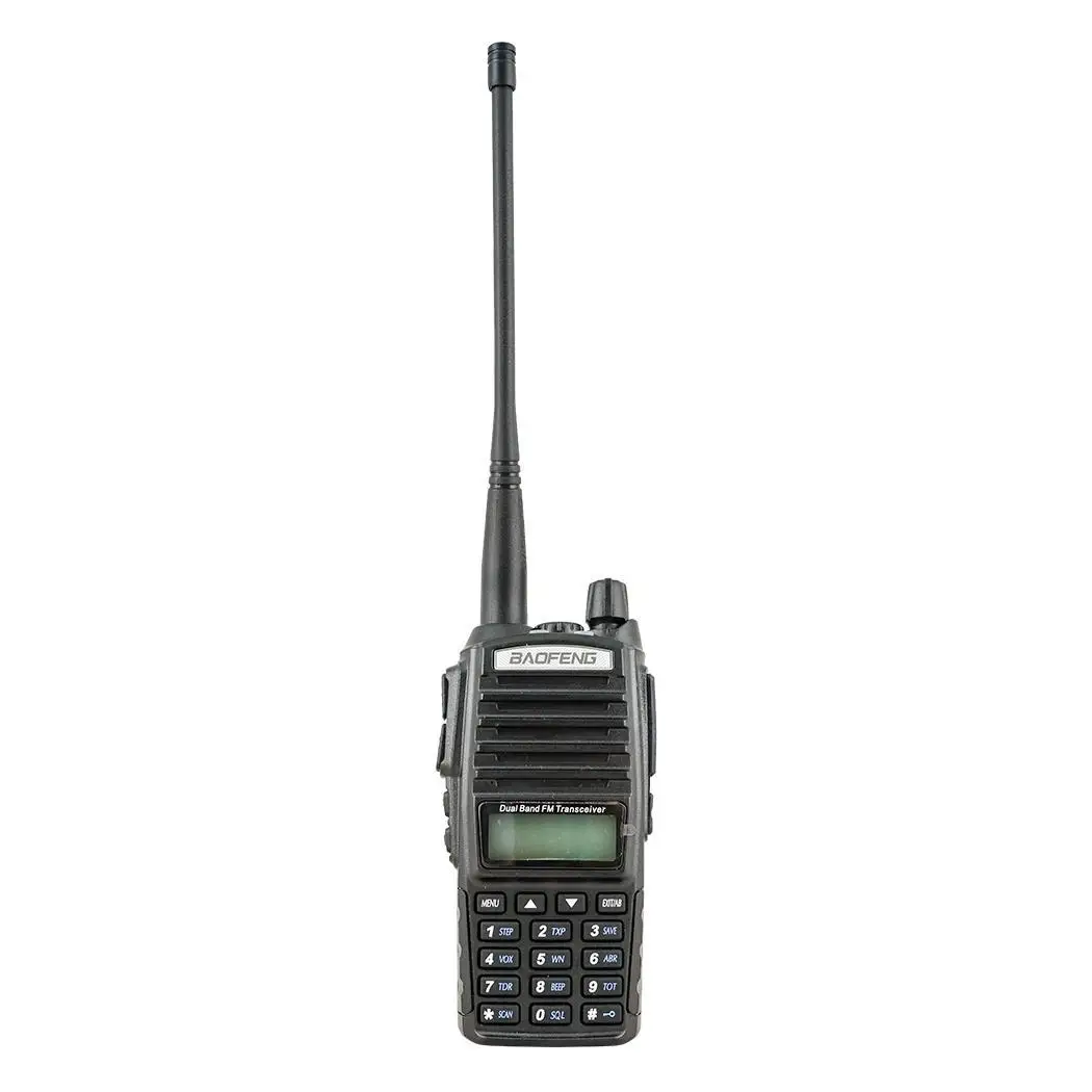 VHF/UHF Двухдиапазонная портативная беспроводная рация 5-10 км двухсторонний 128 400-480,00 МГц 8 Вт Радио FM приемопередатчик - Цвет: eu black