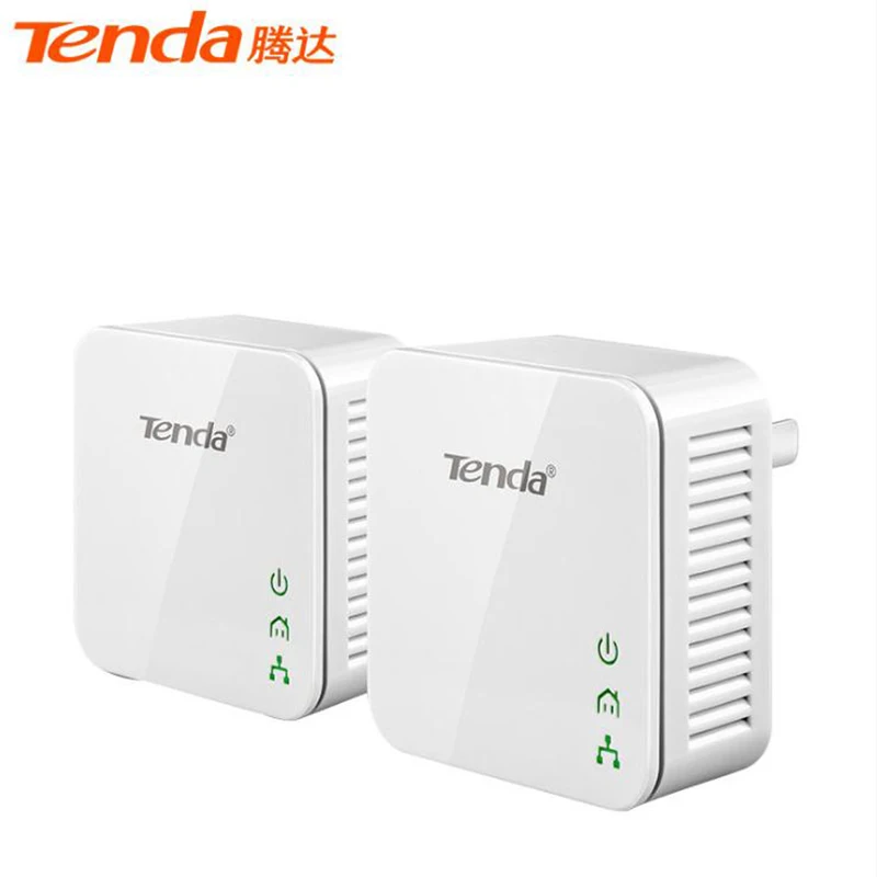 Tenda P202 AV200 мини адаптер Powerline Сетевой стартовый комплект до 200 Мбит/с 1 пара для
