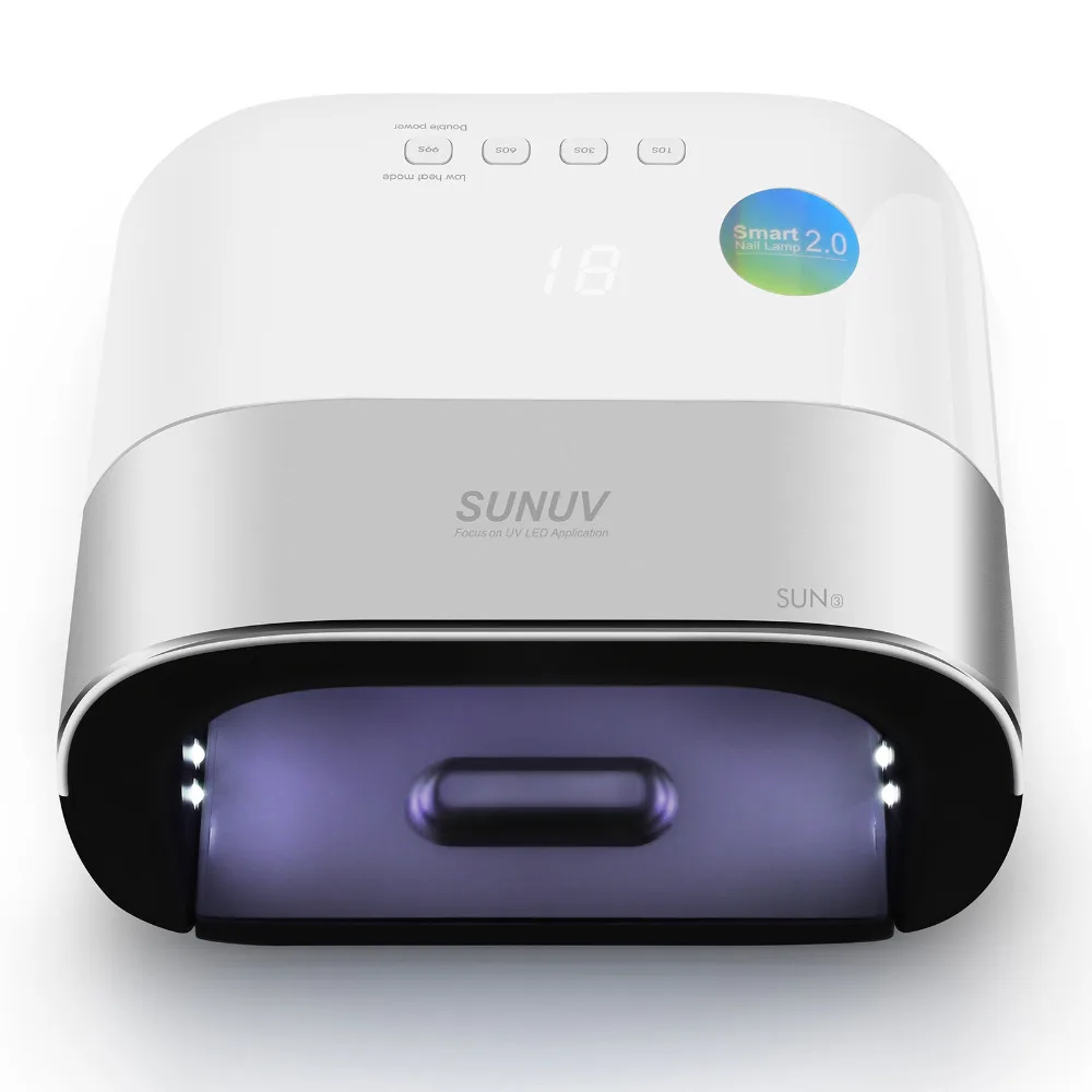 SUNUV 48 Вт SUN3 2 0 Smart Сушилка для ногтей Сенсор УФ светодиодный лампа с таймером