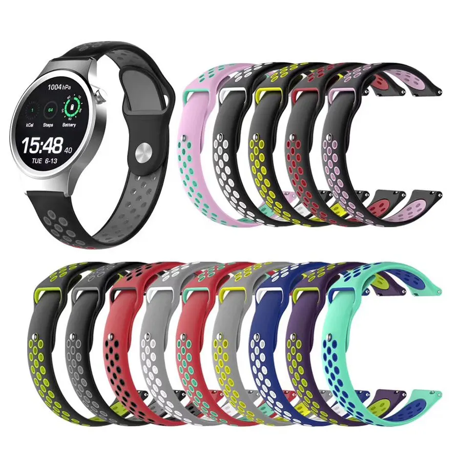 Силиконовый ремешок для часов 18 мм Withings сталь 36 Huawei Watch 1st быстросъемный наручный