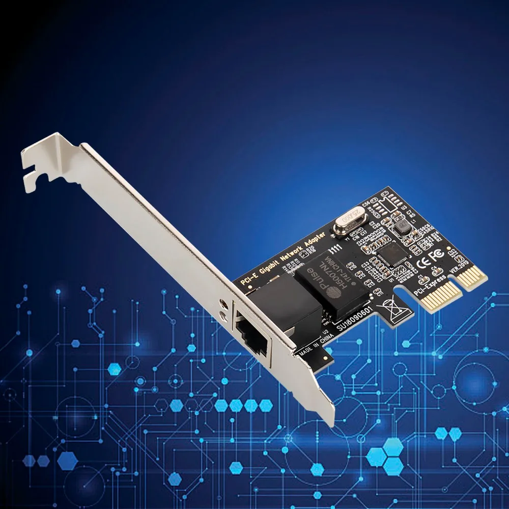 

10/100/1000M PCI-E RJ45 Network Adapter Card Ethernet Gigabit PCIE Card