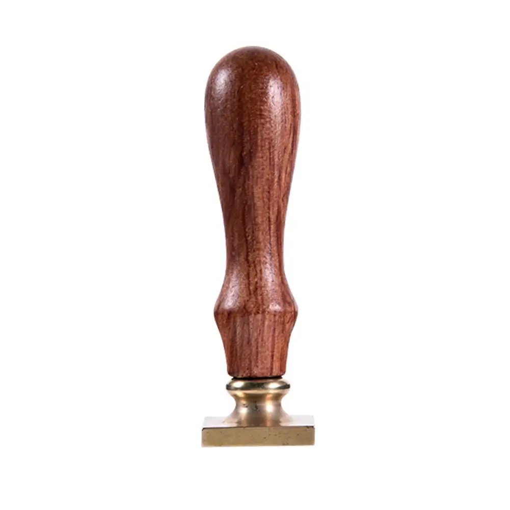 Fire Paint Sealing Wax Stamp Tool Blank Copper Head Rosewood Handle Practical Study Room And Office Stamping Tools | Дом и сад