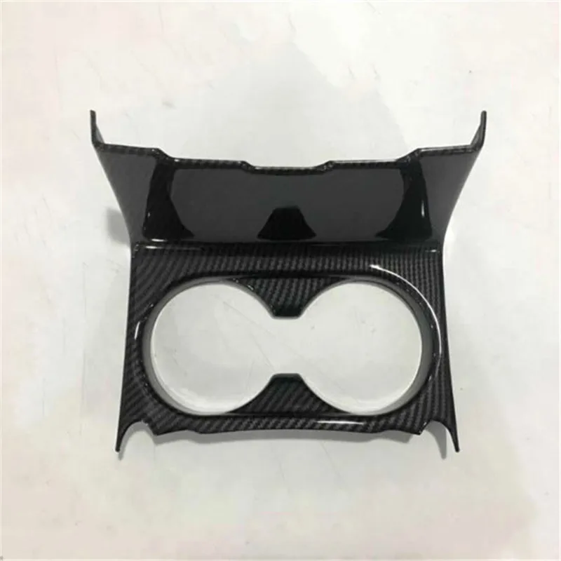 

FIT For 2017 Mazda cx5 cx-5 abs electroplating carbon fiber cup decoration box internal and external modifications