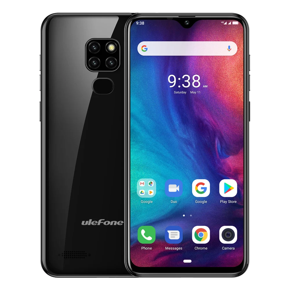 Водонепроницаемый 4G Ulefone Note 7P IP68 мобильный телефон Android 9,0 32 Гб 3500 мАч аккумулятор 6,1 дюйма 8 Мп идентификация пальца и разблокировка пальца