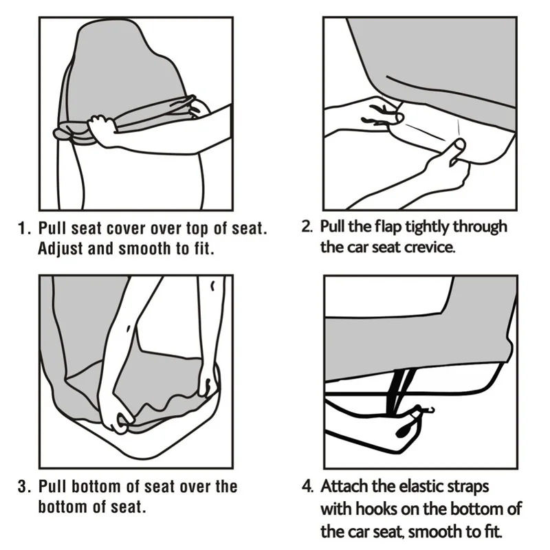 Классический универсальный чехол для автомобильных сидений 1 шт. Защитные чехлы