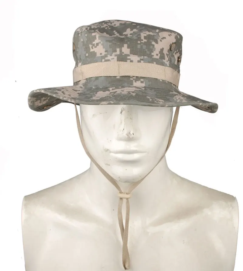 SWAT TACTICAL MILSPEC CAMO BOONIE HAT CAP ACU IN SIZES-1073 | Аксессуары для одежды