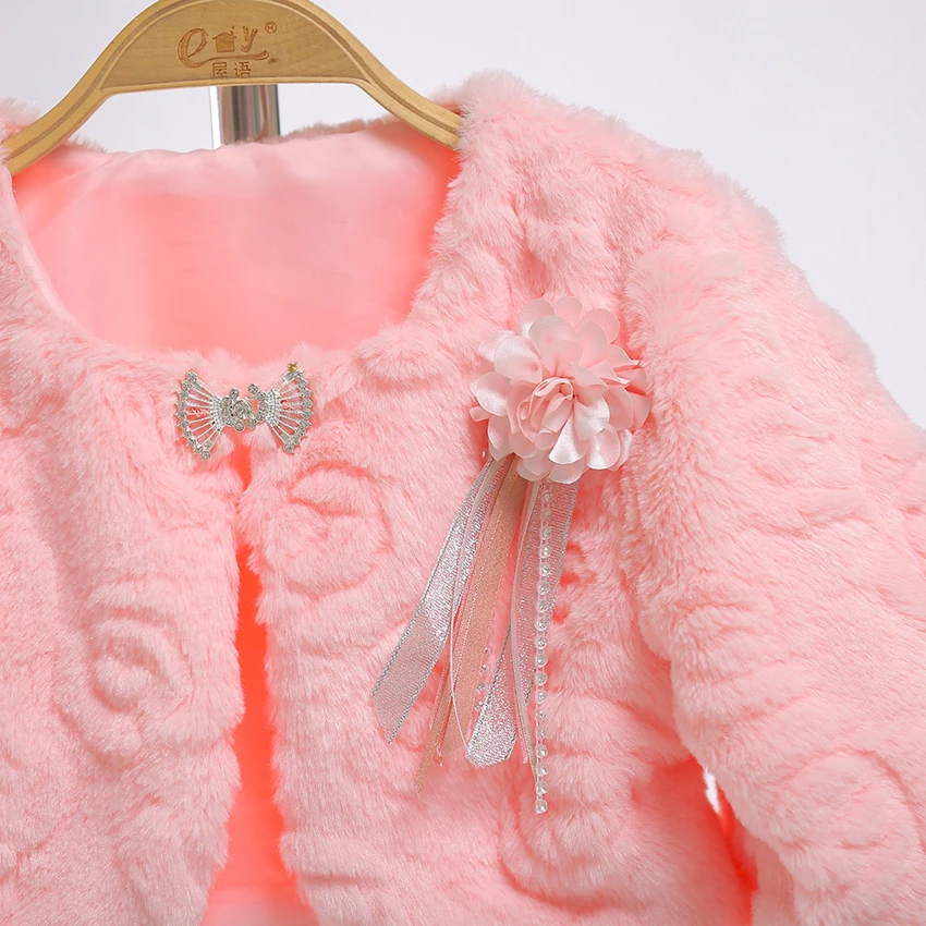 Красивая пышная куртка принцессы для девочек на свадьбу день рождения подружки