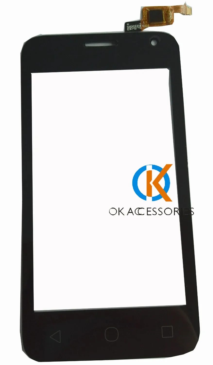 Сенсорный экран с дигитайзером для Alcatel One Touch Pixi First OT 4024 OT4024 OT-4024 OT4024D 4024X черный |