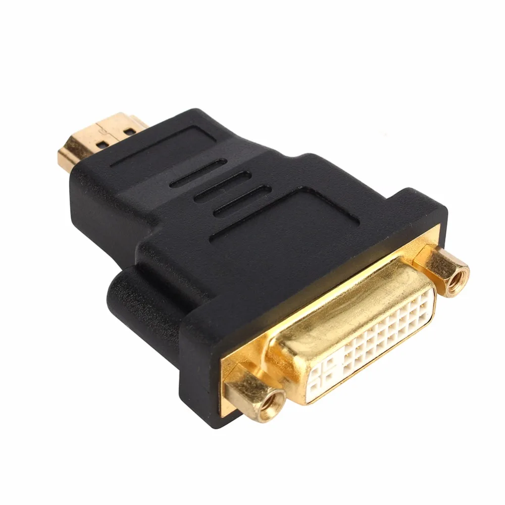 HDMI папа к DVI DVI-I 24 + 5 Женский адаптер конвейер для графической карты видео плеер