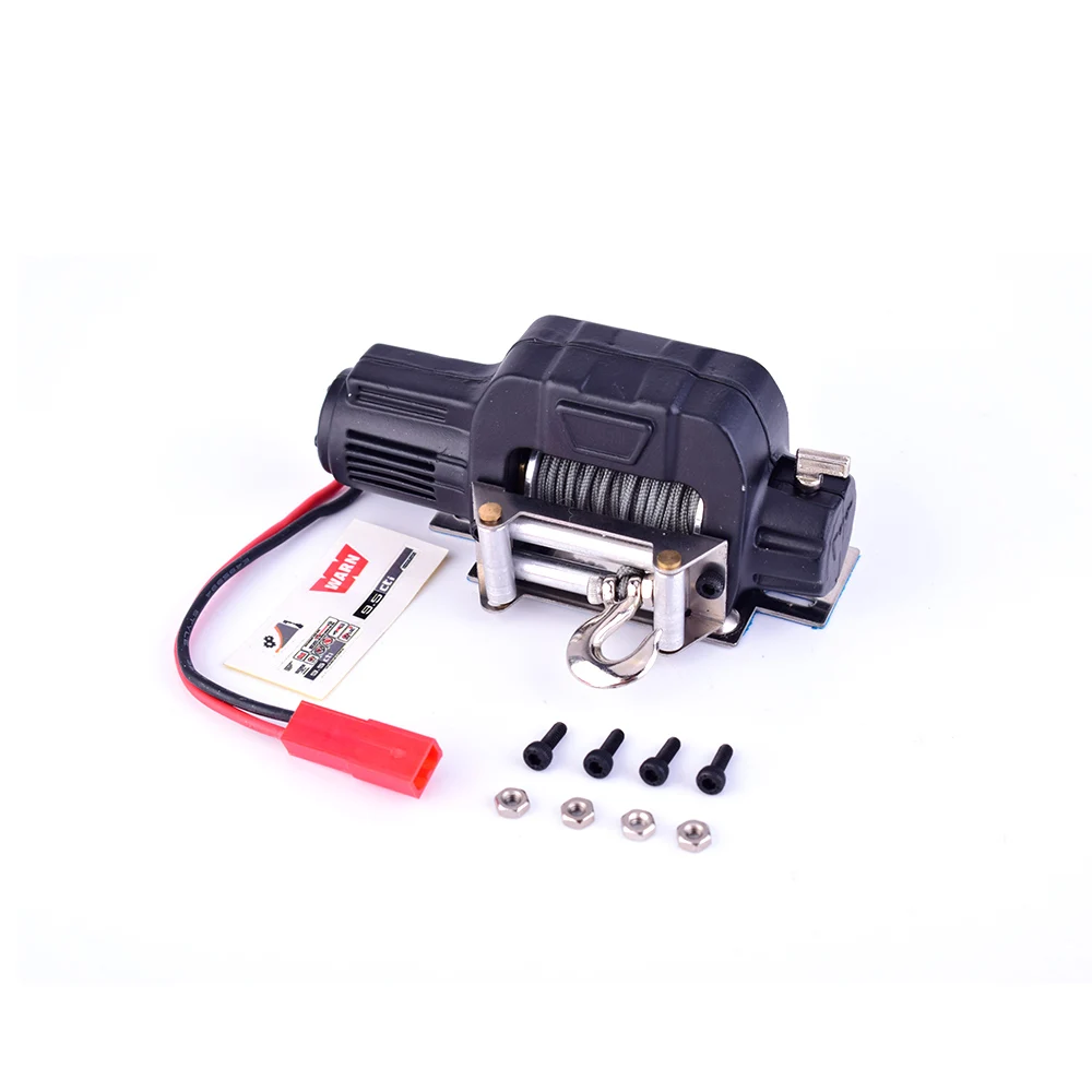 Мини электрическая лебедка переднего и заднего бампера JST Plug для 1:10 RC Car JEEP Axial SCX10