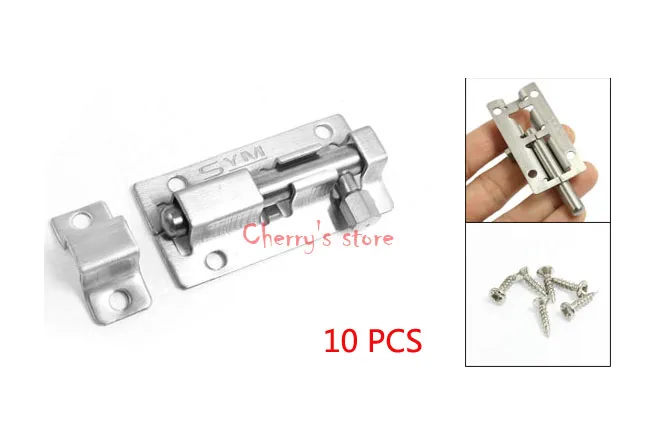 Защитный болт из нержавеющей стали серебристого цвета 10 шт. 2 4 дюйма |