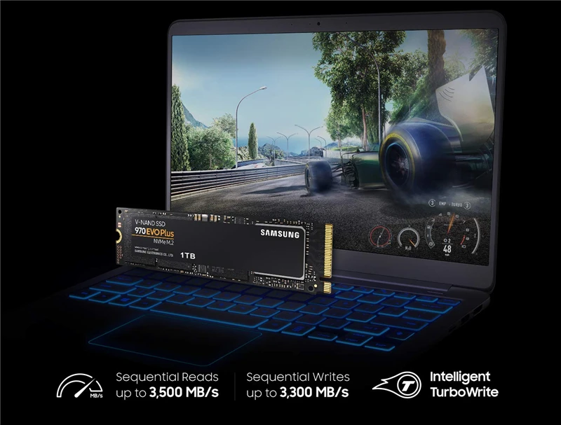 Samsung 970 EVO Plus 250 ГБ 500 1 ТБ NVMe SSD M.2 2280 Внутренний твердотельный жесткий диск PCIe 3 0x4