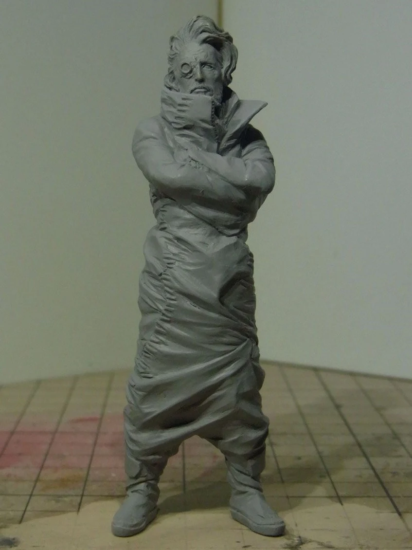 1/18 90 мм Неокрашенная полимерная фигура в пачке|resin figure|1/16 scaleresin figures 90mm |