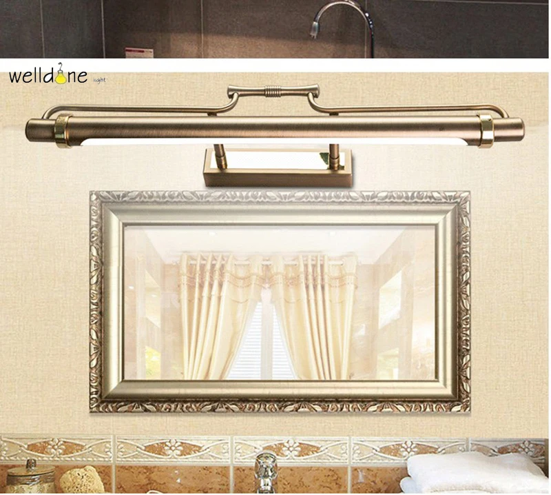 LED bathroom vanity mirror lamp 52.5CM alloy and acrylic waterproof light wall mounted | Освещение