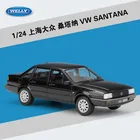 WELLY масштаб 1:24 литая модель автомобиля Volkswagen SANTANA ретро классический металлический игрушечный автомобиль из сплава для детей