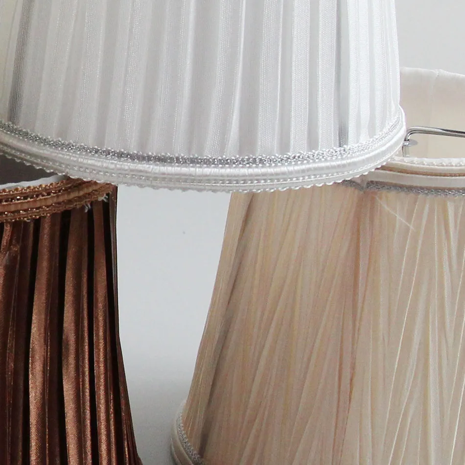 Лампа в стиле арт деко Хрустальная настенная лампа люстра тканевый абажур