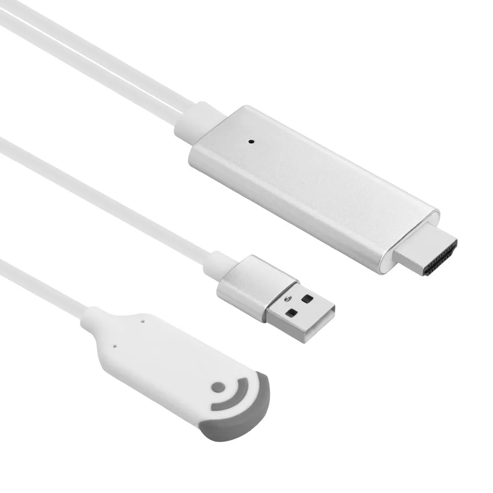 Беспроводной WiFi зеркальный литой кабель для MHL к HDMI конвертер 1080 P HDTV адаптер hdmi