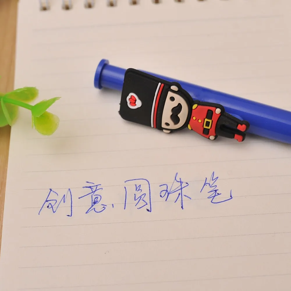 4 шт./лот мягкая Шариковая ручка для тела британских солдат/0 5 мм/Милая модная