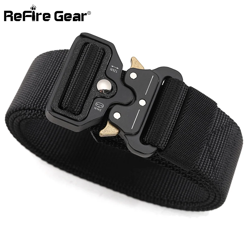 ReFire Gear военная техника быстросъемный армейский ремень для мужчин сверхмощный боевой тактический ремень повседневный прочный нейлоновый ремень поясной ремень
