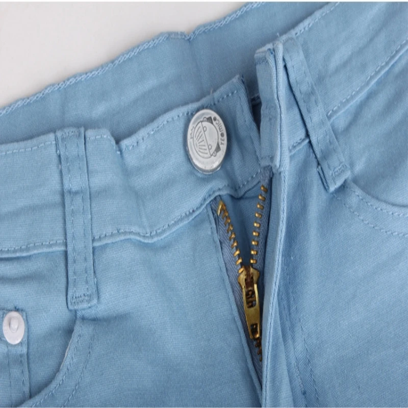 Женские джинсовые шорты VIIANLES летние хлопковые со средней талией и карманами