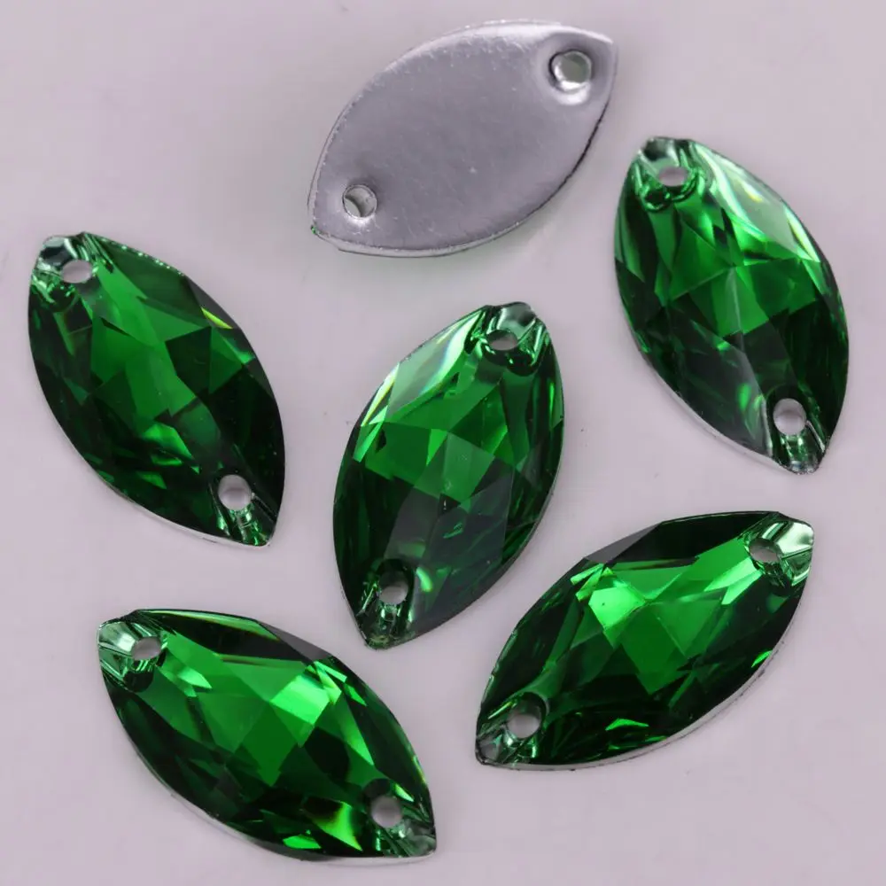 Green Хорошее качество 6x12,7x15,9x18,11x24,17x32 мм Цвета маркиза с плоской задней частью смолы на камнях - Цвет: Green