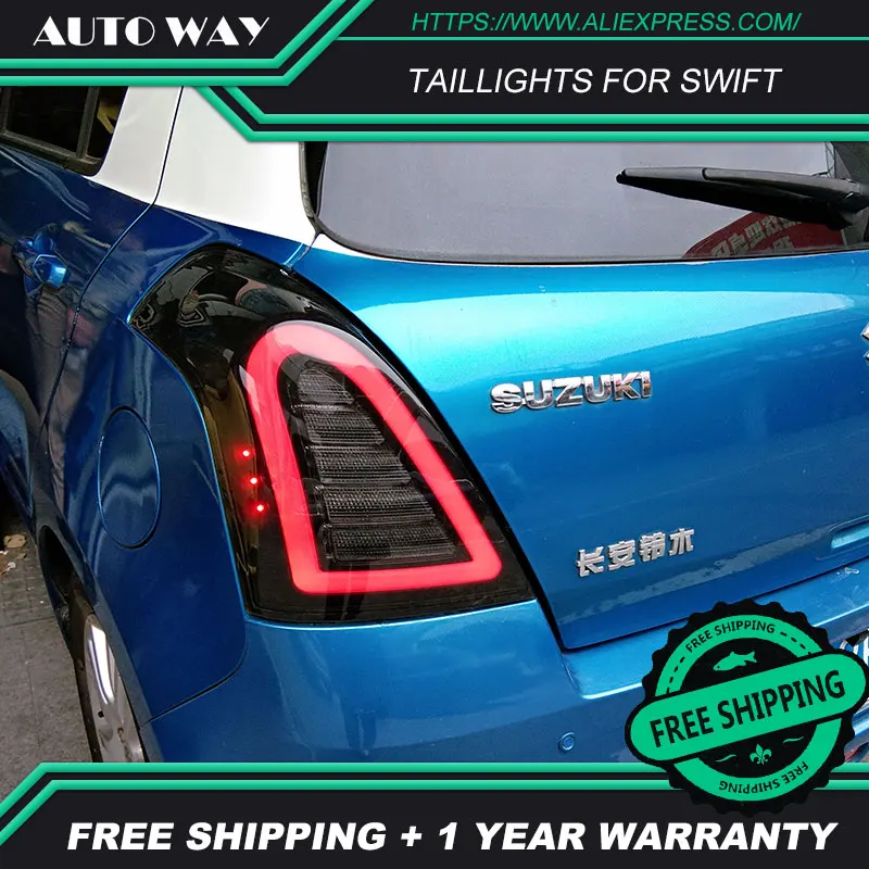 Автомобильный Стайлинг задние фонари чехол для Suzuki Swift задние фонари 2005- светодиодный задняя фара Swift задние фонари все светодиодные задние фары
