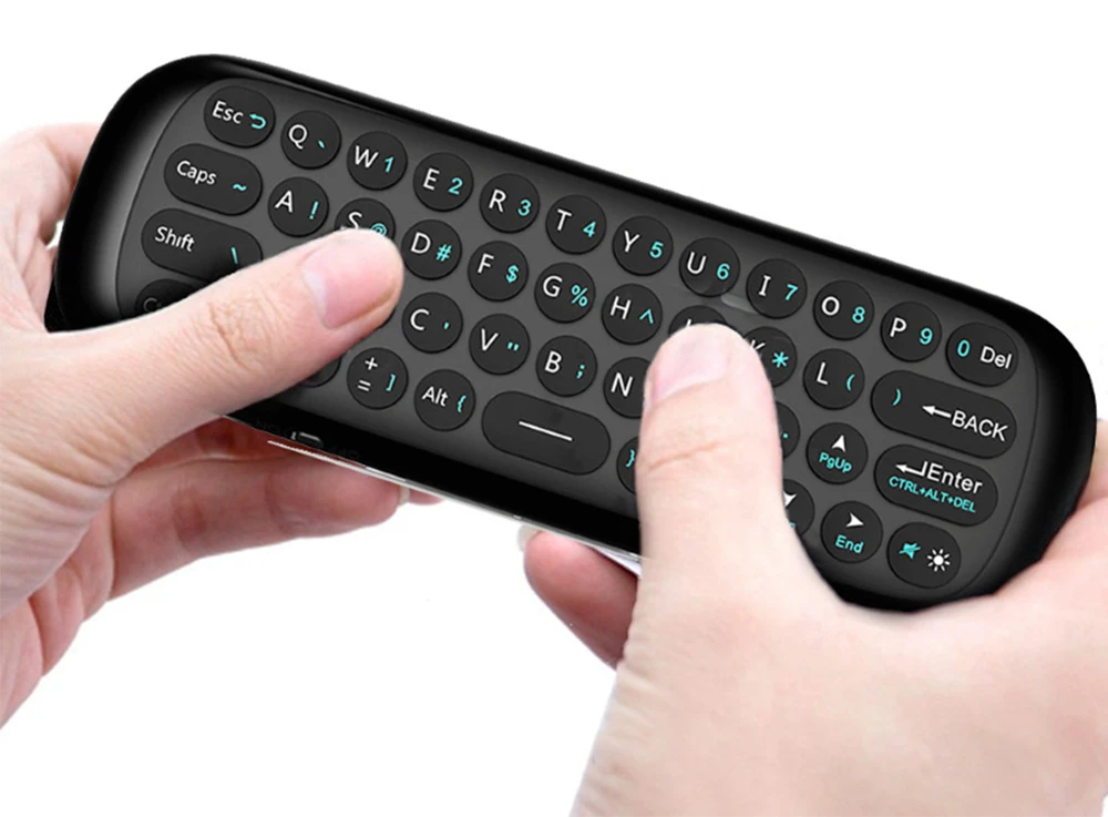 FlyMouse беспроводной Keybord русский и английский датчик движения 2,4 ГГц мини аккумуляторная W1 и C120 смарт-пульт дистанционного управления Smart tv