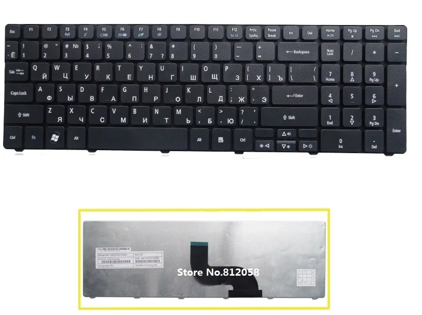 SSEA новый ноутбук с русской клавиатурой для Acer Aspire 5235 5742 7560 7560g 7735 7735G 7736 7741G 7741Z 7745G