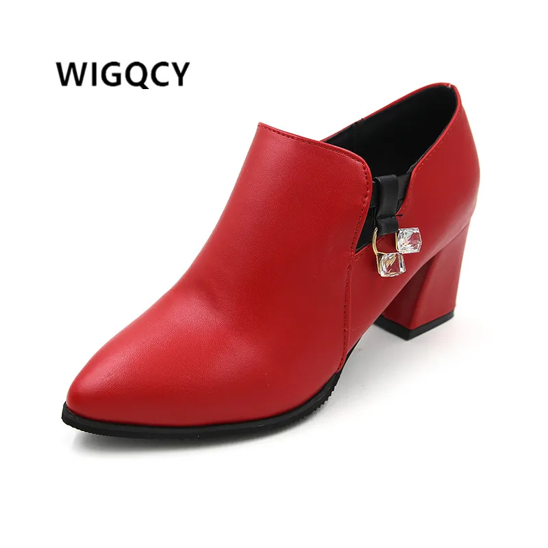 Zapatos mujer; летние женские туфли на высоком каблуке; модная пикантная обувь с острым носком; Свадебные Вечерние туфли на высоком каблуке; женские босоножки на молнии; a5 - Цвет: red