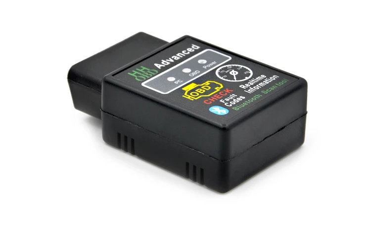 10 шт. 2017 новая версия 2 1 ELM327 HH OBD расширенный мини ELM 327 V2.1 черный Bluetooth OBD2