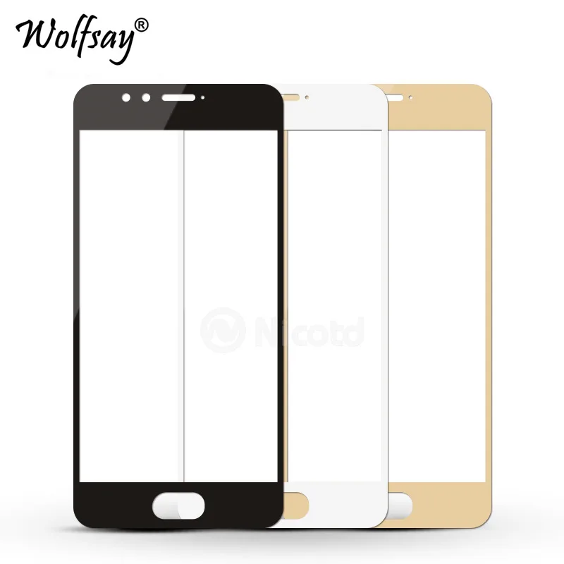 Защитное стекло Wolfsay для экрана Meizu M5s закаленное M5S с изогнутыми краями защитная