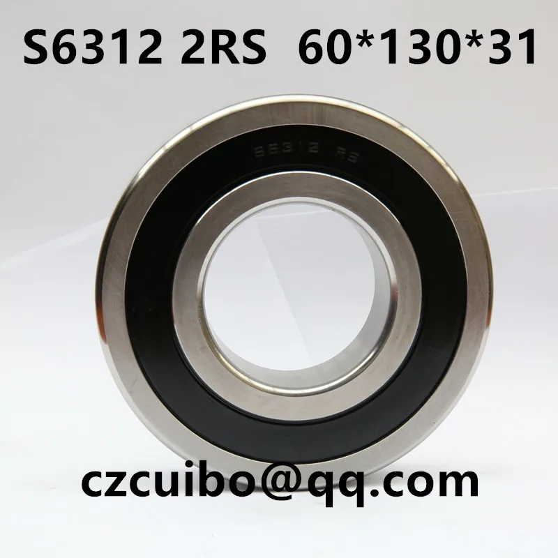 

Шарикоподшипники из нержавеющей стали S6312 2RS S6312ZZ 60*130*31 мм
