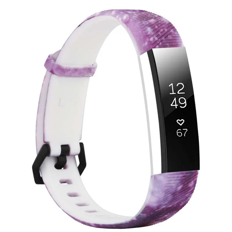 Odog 19 цветов новейший Ремешок Для Fitbit Alta/ Alta HR полосы мягкий ремешок в полоску