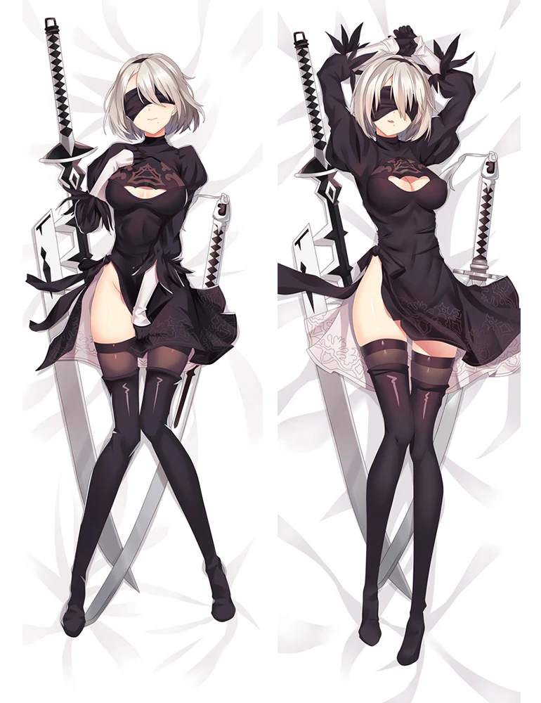 2018 July Anime NieR:Automata sexy girl YoRHa No. 2 Тип B otaku Dakimakura наволочка обнимающая Подушка