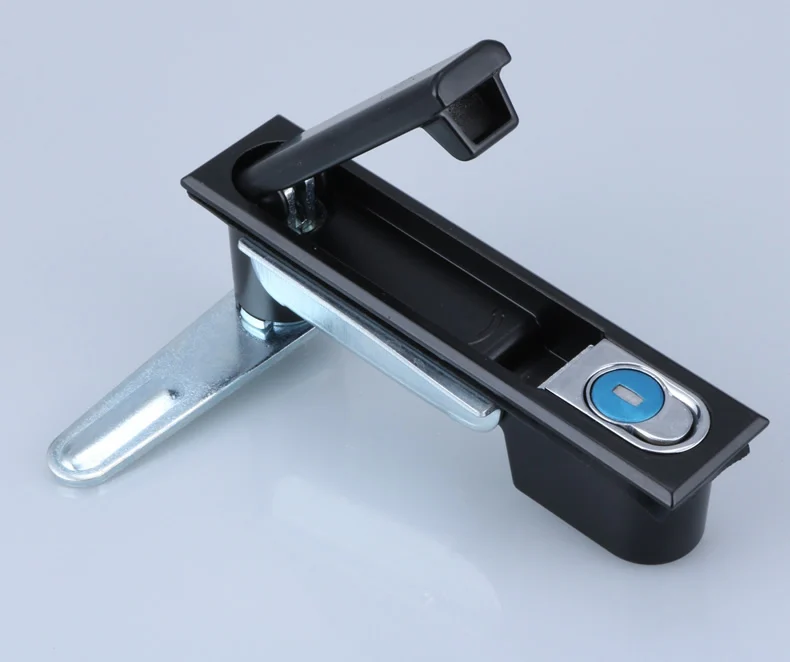 Заводская розетка черный серебряный квадратный плоский замок ms 818