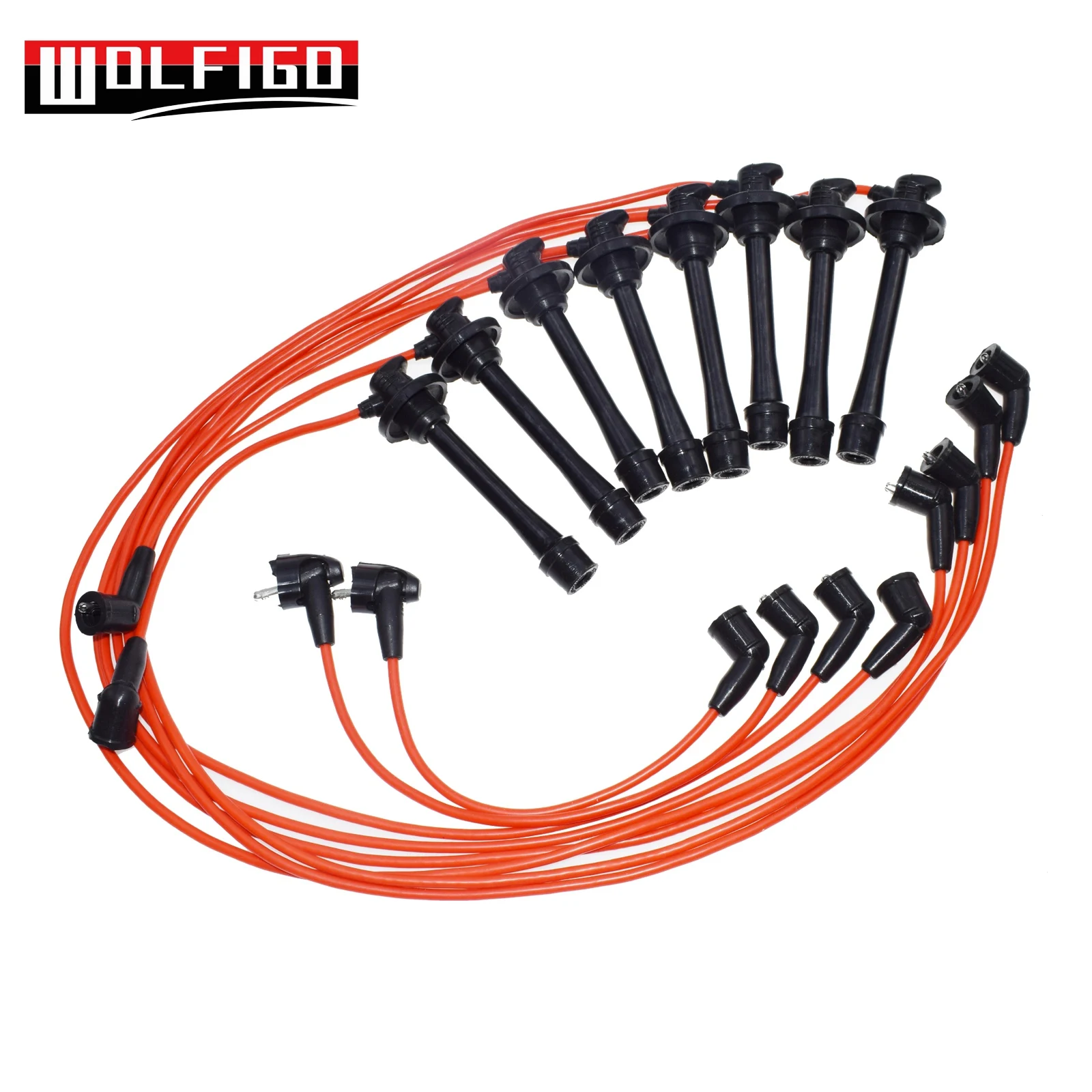 WOLFIGO Fit 1900 1997 Lexus LS400 4.0L свечи зажигания набор проводов кабель 23022 Новый|Набор