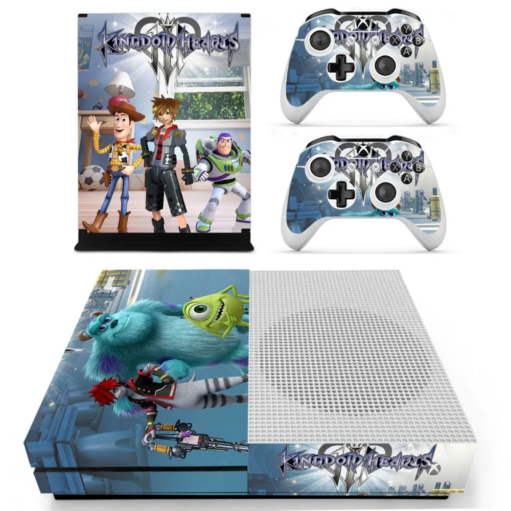 Наклейка из кожи Kingdom Hearts 3 для Xbox One S консоли и контроллеров тонкий виниловый