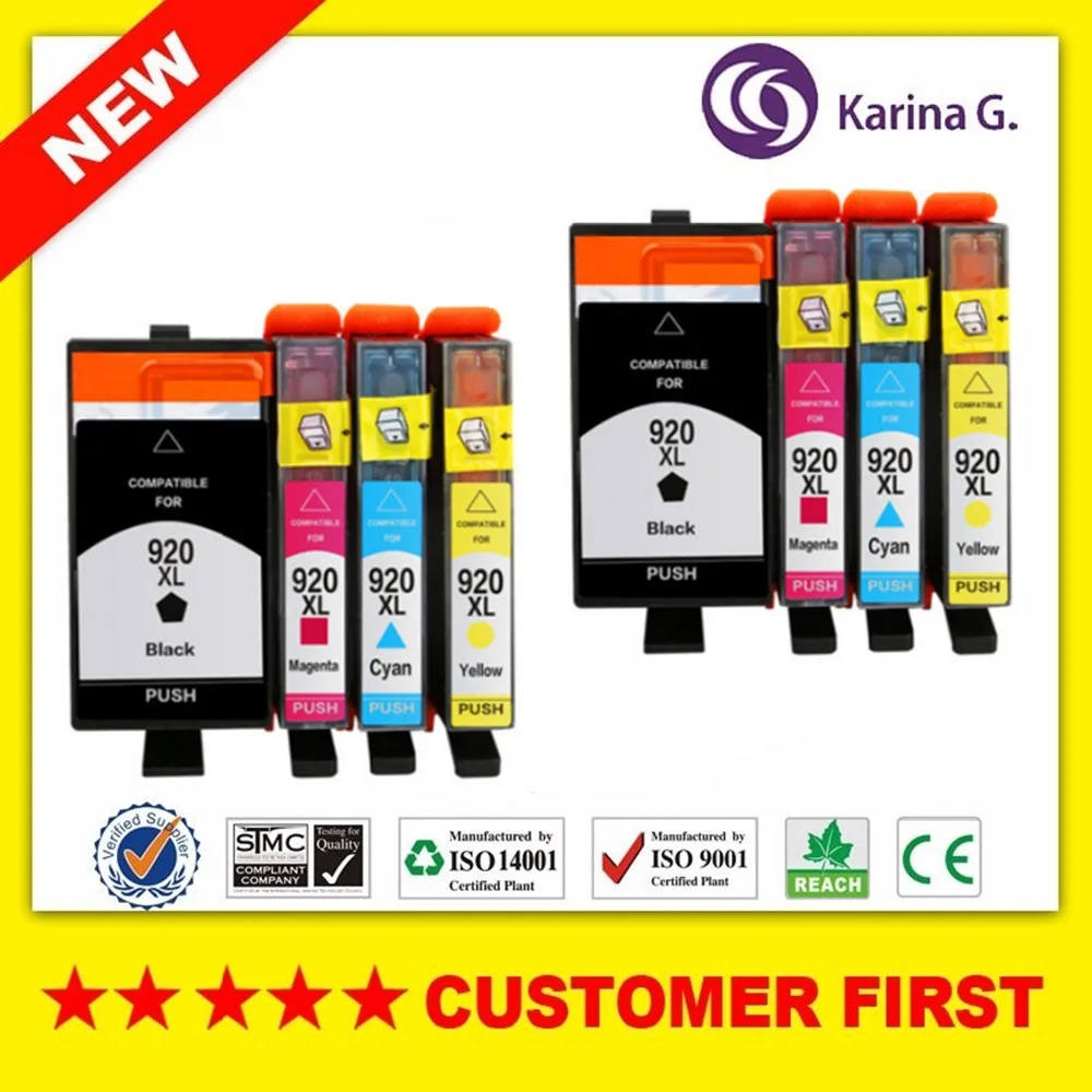 8 шт. совместимый чернильный картридж для HP 920 hp920 костюм hp officejet 6000 6000A 6500 6500A 7000 7000A