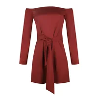 Women Plus Size Xxl Playsuits Casual Regular Solid Color Sashes Slash Neck Long Sleeve Summer Spring Wide Leg Sexy Jumpsuits 5