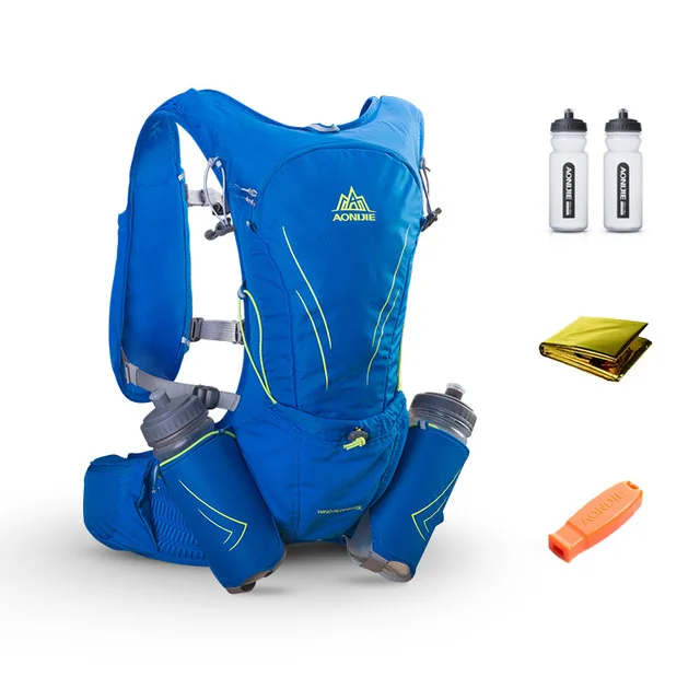 Blue 1 AONIJIE 15L открытый светильник гидратации веса Рюкзак Сумка 3L водный Пузырь для походов ультра Трейл бег гонки - Color: Blue 1